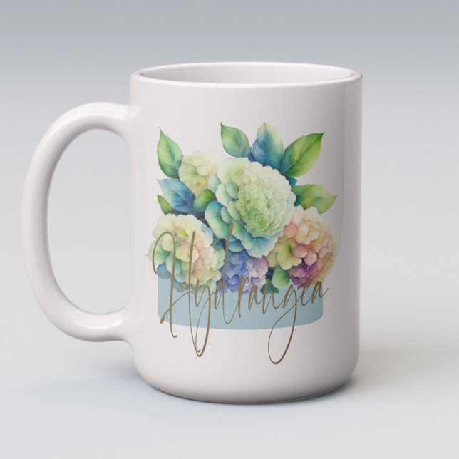 Hydrangea-Tasse Kaffeetasse (Von Creator hochgeladen)