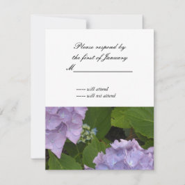 Hydrangea-UAWG-Antwortkarte RSVP Karte