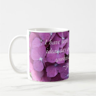 Hydrangea und Gartenangebot Kaffeetasse