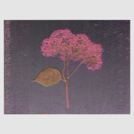 Hydrangea Vintage Lila Metallic-Floral Nah Up Seidenpapier