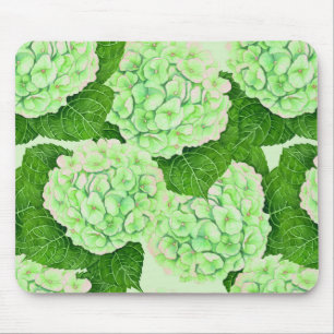 Hydrangea-Wasserfarbenmuster Mousepad