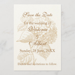 Hydrangea Wedding Einladung