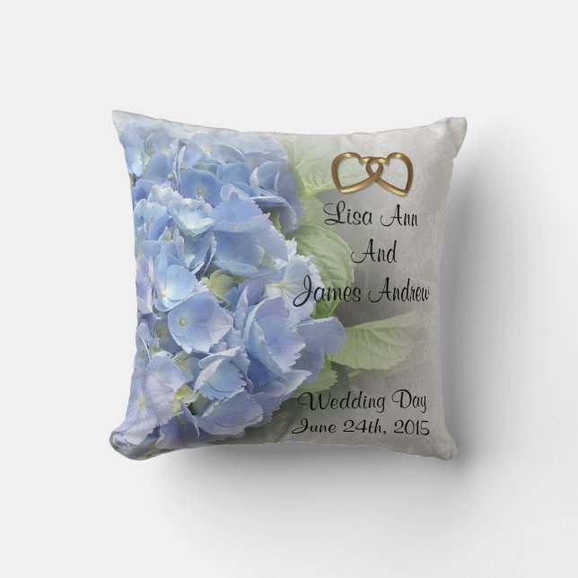 Hydrangea Wedding pillow Kissen (Vorderseite)
