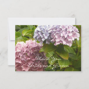 Hydrangea Wedding Vielen Dank Dankeskarte