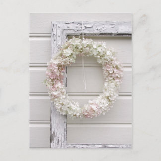Hydrangea Wreath Postkarte