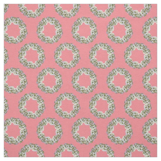 Hydrangea Wreath Stoff (Muster)