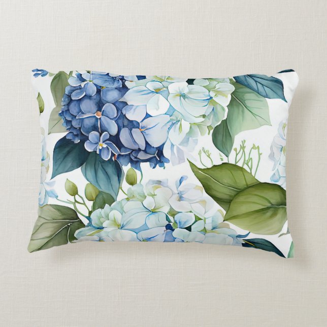 Hydrangeas Akzent Pillow Dekokissen (Rückseite)