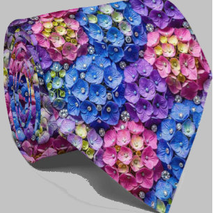 Hydrangeas & Diamonds   Brautmode und Event-Hals S Krawatte