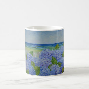 Hydrangeas durch die SeeTasse Kaffeetasse