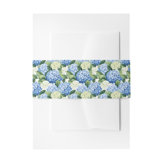 Hydrangeas Einladungsbanderole (Vorderseite Beispiel)