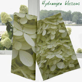 Hydrangeas Elegant Celadon Green Blume Geschirrtuch