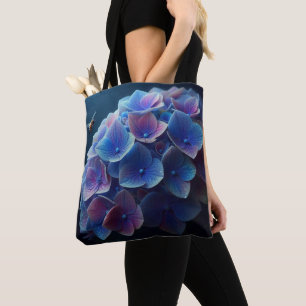 Hydrangeas Floral Lila und blau