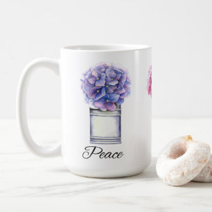 Hydrangeas für Inspirationswasser Kaffeetasse