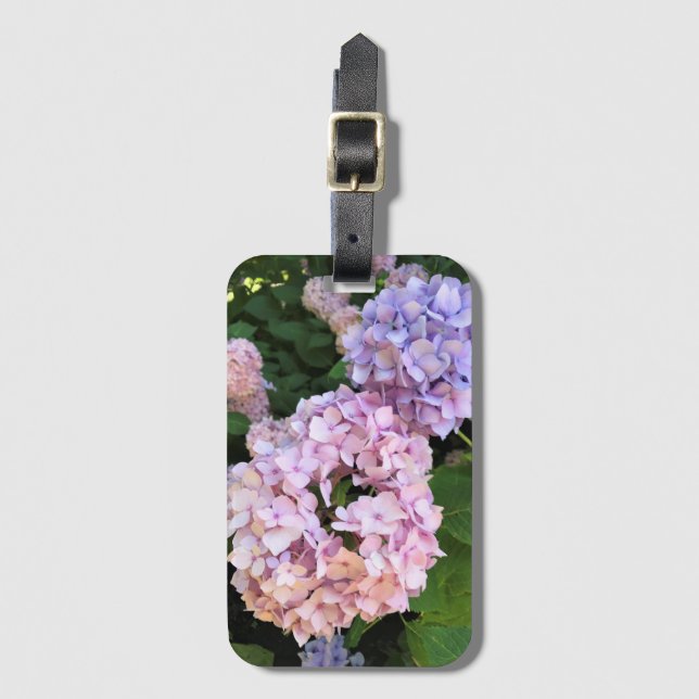 Hydrangeas Gepäckanhänger (Vorderseite Vertikal)