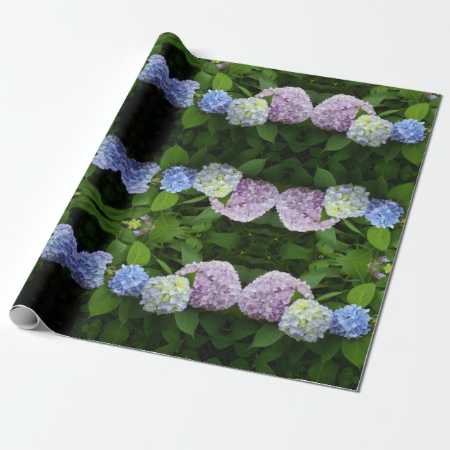 Hydrangeas Geschenkpapier (Ungerollt)
