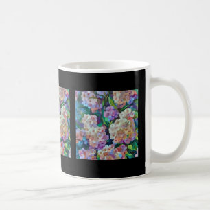 Hydrangeas Hortensia Abstrakte Kunst Kaffeetasse