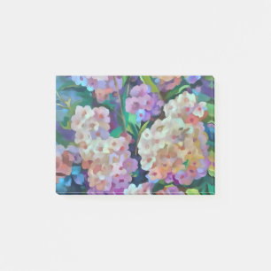 Hydrangeas Hortensia Abstrakte Kunst Post-it Klebezettel