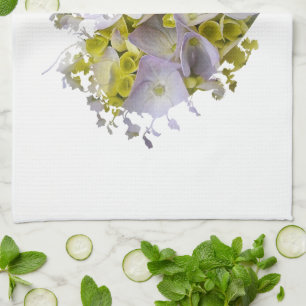 Hydrangeas in einer Herzerkrankung Geschirrtuch