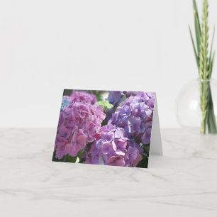 Hydrangeas-Karte Karte