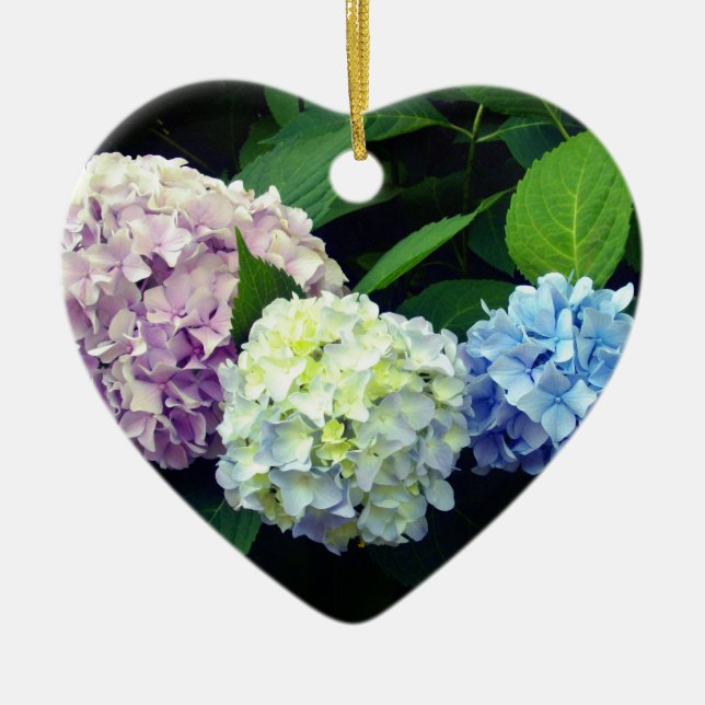 Hydrangeas Keramikornament (Vorne)