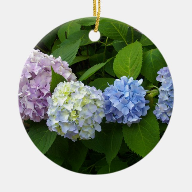 Hydrangeas Keramikornament (Vorne)