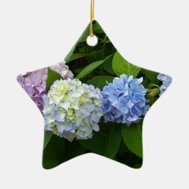 Hydrangeas Keramikornament (Vorne)