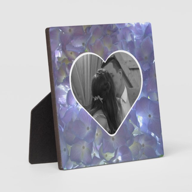 Hydrangeas lila fotoplatte (Vorderseite)