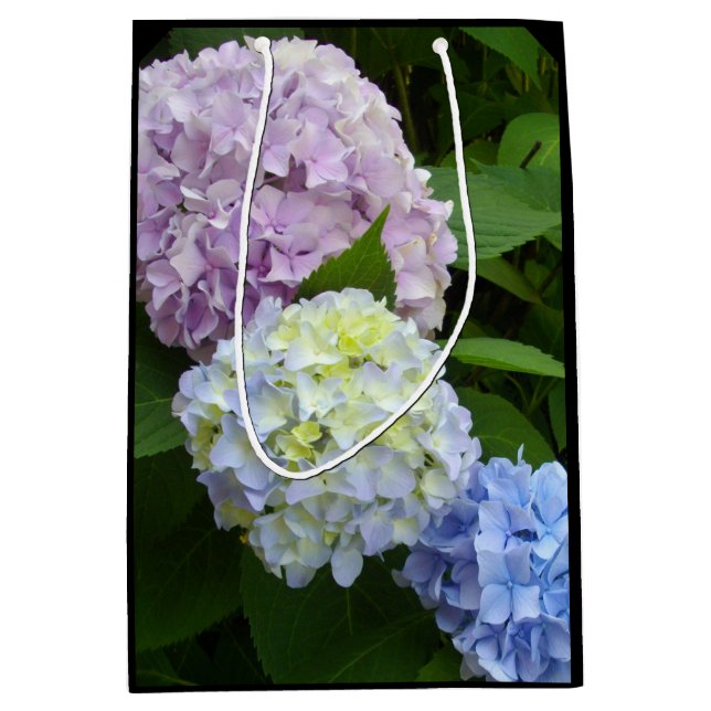 Hydrangeas Mittlere Geschenktüte (Vorderseite)