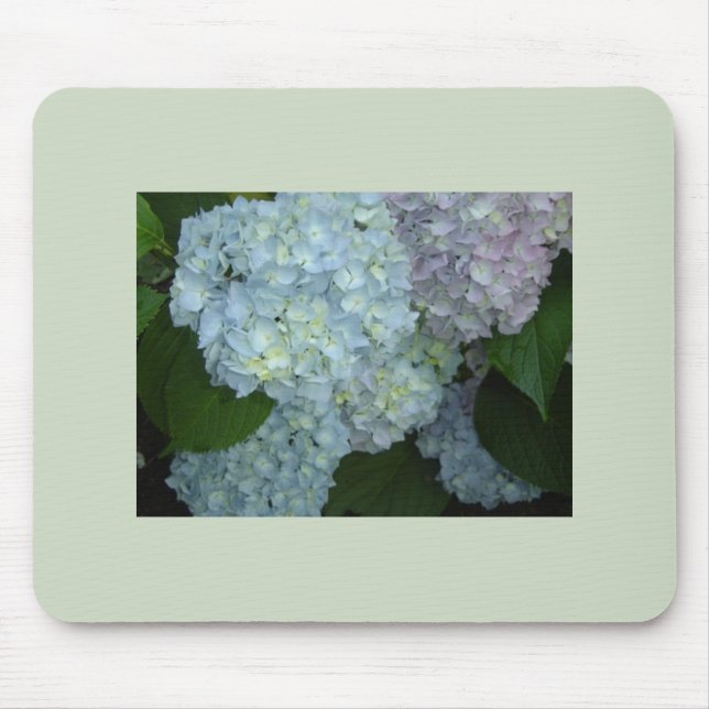 Hydrangeas-Mousepad blühend Mousepad (Vorne)