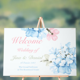 Hydrangeas Pastel Bloom Acrylschild