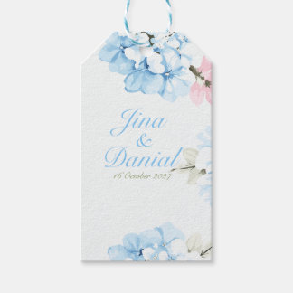 Hydrangeas Pastel Bloom Geschenkanhänger