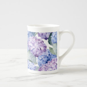 Hydrangeas Prozellantasse