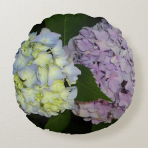 Hydrangeas Rundes Kissen