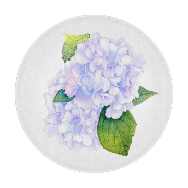 Hydrangeas Schneidebrett (Vorderseite)