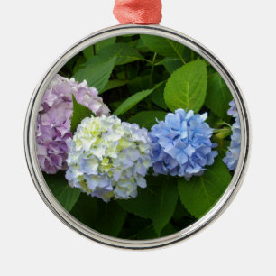 Hydrangeas Silbernes Ornament