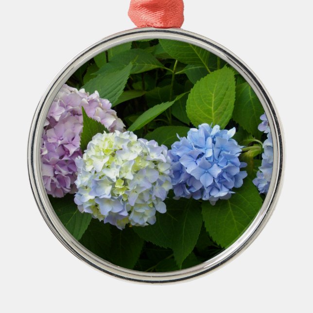 Hydrangeas Silbernes Ornament