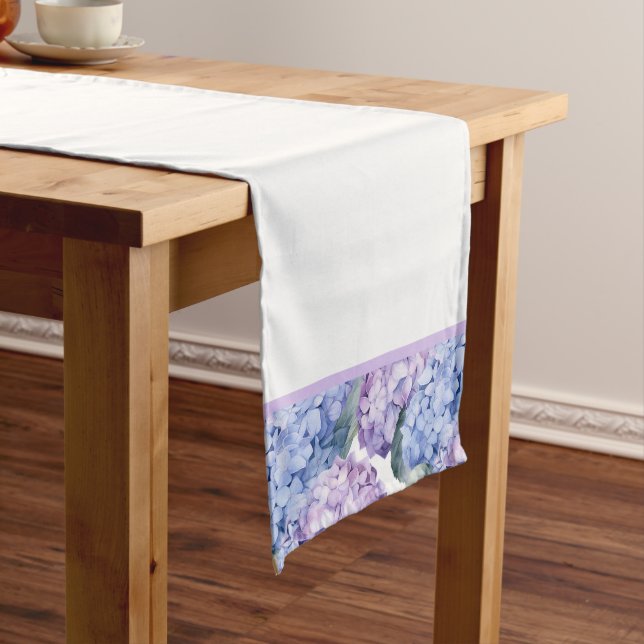 Hydrangeas Table Runner Mittelgroßer Tischläufer (Beispiel)