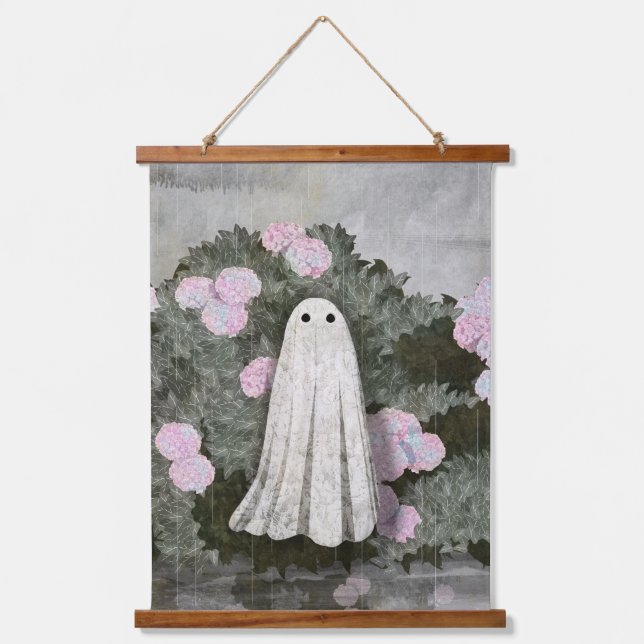 Hydrangeas Wandteppich Mit Holzrahmen (Vorderseite)