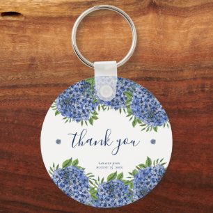 Hydrangeas Wedding Date Schlüsselanhänger für Gäst