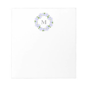 Hydrangeas Wreath Notizblock