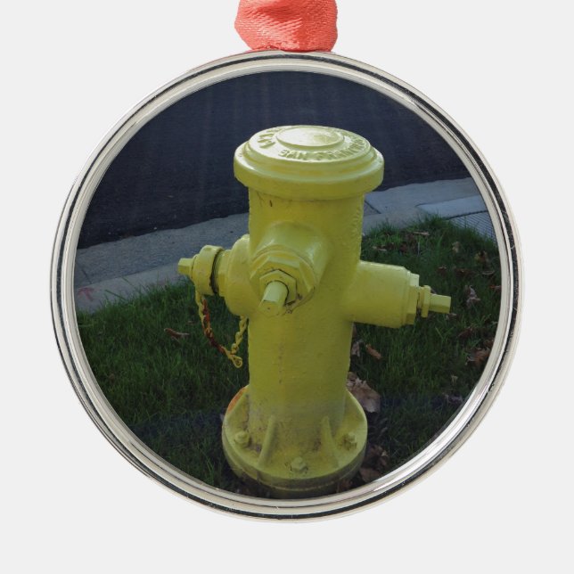Hydrant Ornament Aus Metall (Vorne)
