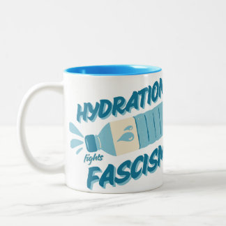 Hydratationskämpfe Faschismus-Tasse Zweifarbige Tasse