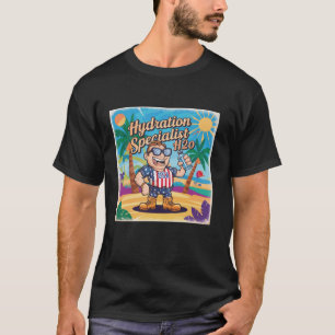 Hydratationsspezialist H2O Hydrology Pater Happy D T-Shirt