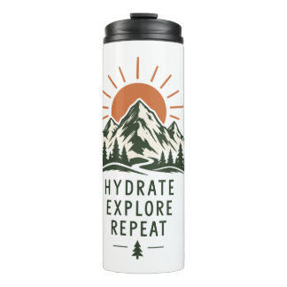 Hydrate Explore Repeat Stainless Steel Bottle Thermosbecher