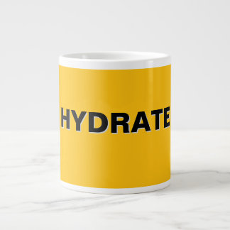 HYDRATE-Logo Gelb Jumbo-Tasse