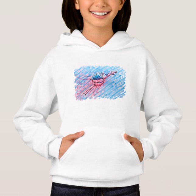 Hydrated Flamingo Hoodie (Vorderseite)