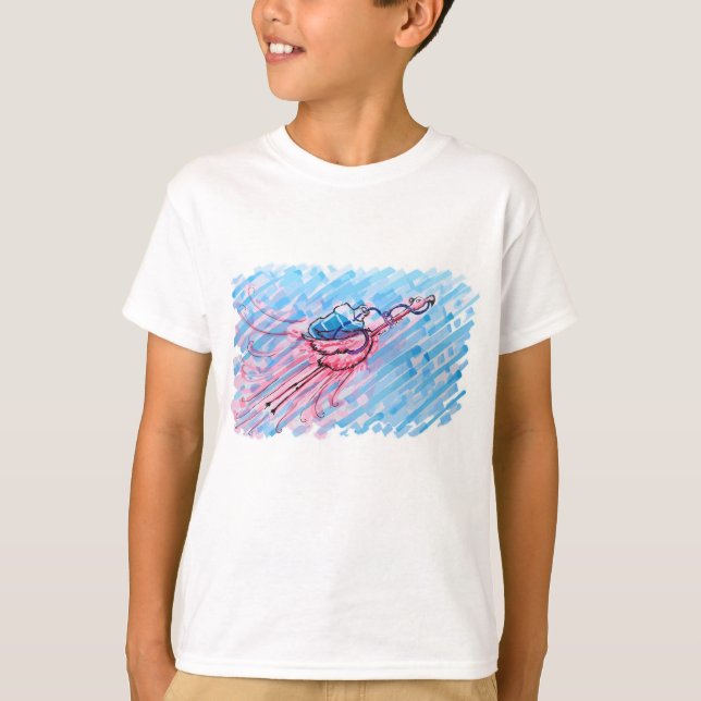 Hydrated Flamingo T-Shirt (Vorderseite)