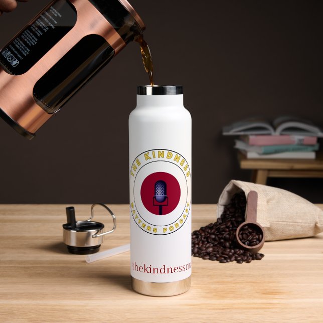 Hydration and Kindness Trinkflasche (Kaffee (gedreht))