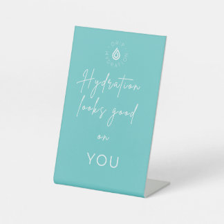 Hydration steht dir gut sockelschild