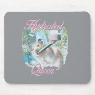 Hydratisierte Königinnen-Hamster lustige ästhetisc Mousepad